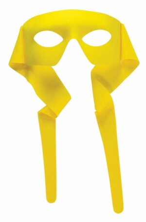 Yellow Masked Man Masquerade Mask