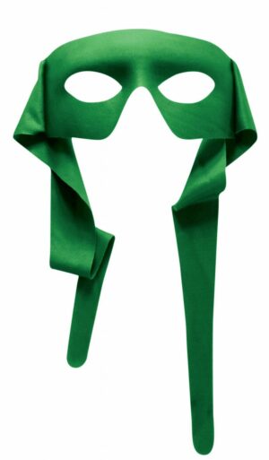 Green Masked Man Masquerade Mask