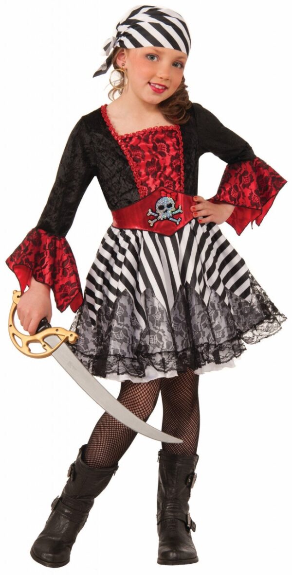 Miss Matey Girls Pirate Costume