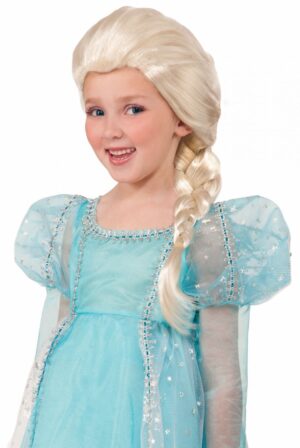Blonde Princess Child Elsa Wig