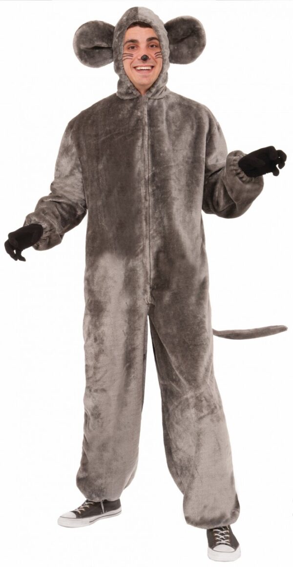 Plush Grey Mouse Adult Costume