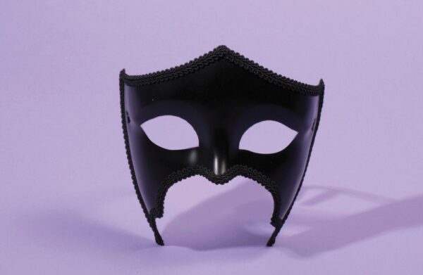 Black Male Masquerade Mask