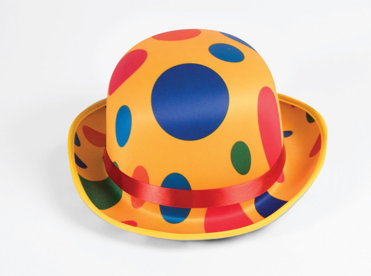 Polka Dot Clown Derby Hat
