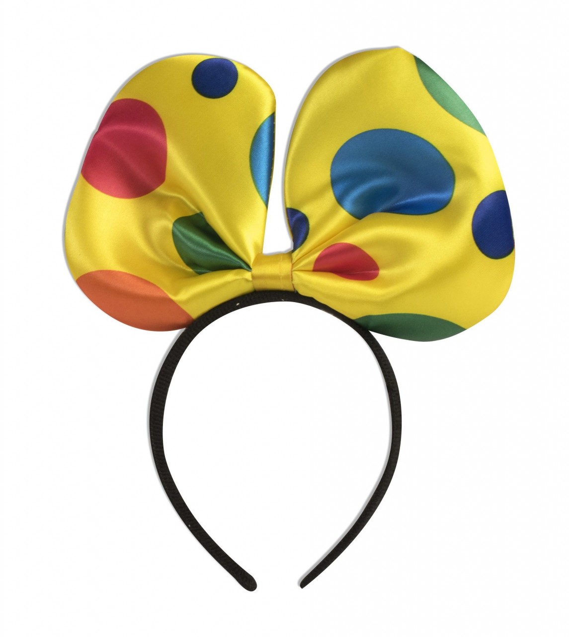 Polka Dot Clown Bow Headband