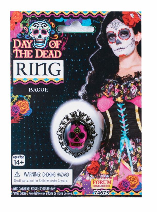 Day of the Dead Sugar Skull Ring