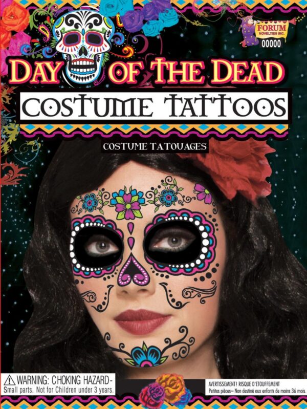 Day of the Dead Tattoo Face - Female