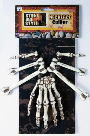 Skeleton Hand and Bones Necklace