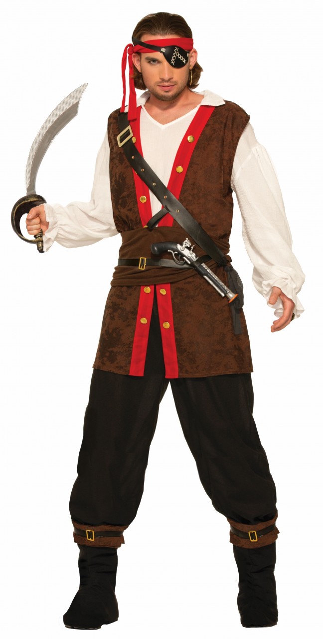 Buccaneer of the Seas Men's Pirate Costume