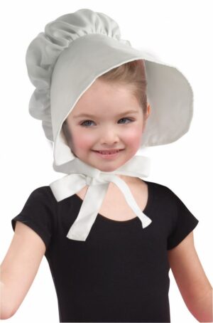 Child White Pioneer Bonnet