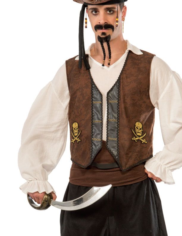 cápsula Mala suerte Refinamiento Pirate Vest - Screamers Costumes