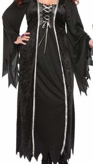 Black Witch Womens Plus Size Costume
