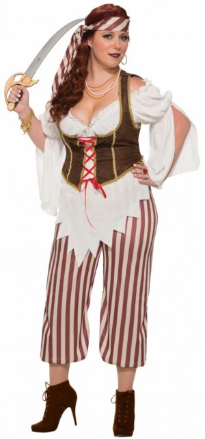Pirate Swashbuckler Women's Plus Size Costume