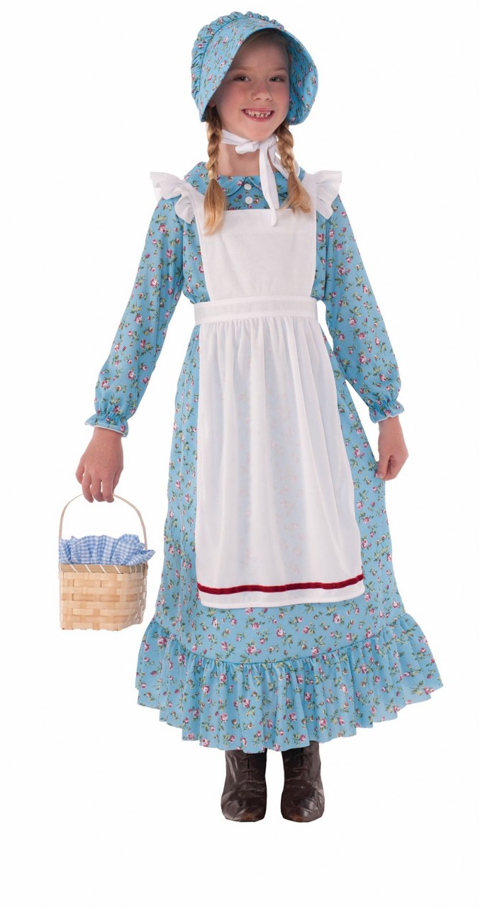 Pioneer Girl Child Colonial Costume
