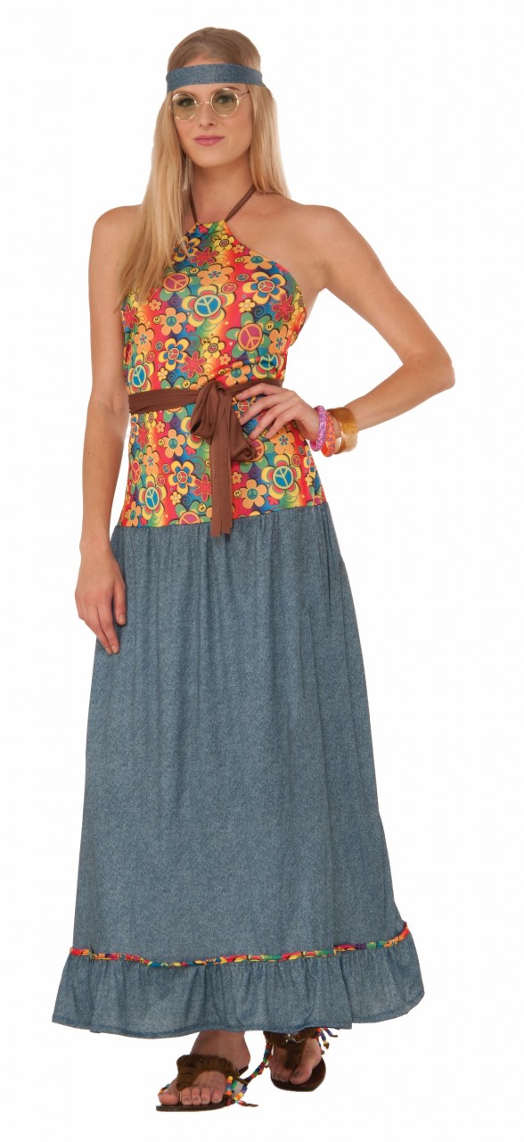 Hippie Groovy Girl Adult Costme