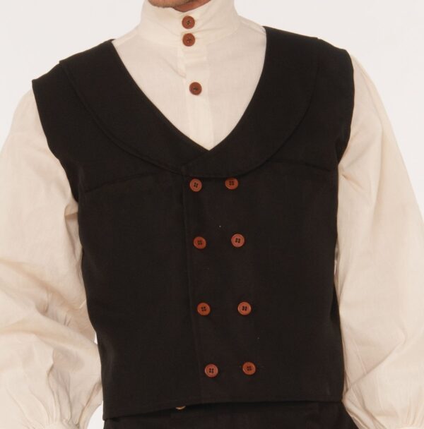 Steampunk Black Vest