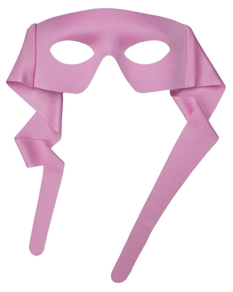 Pink Masked Man Masquerade Mask