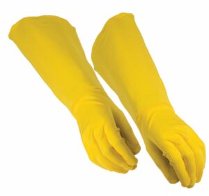 Adult Yellow Hero Gauntlets Gloves