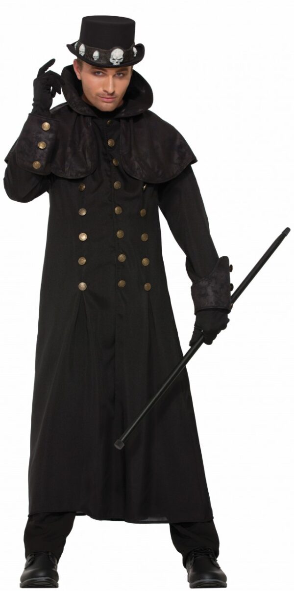Warlock Black Adult Duster Coat