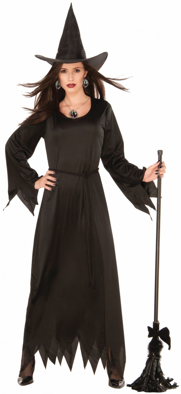 Womens Black Magic Witch Costume
