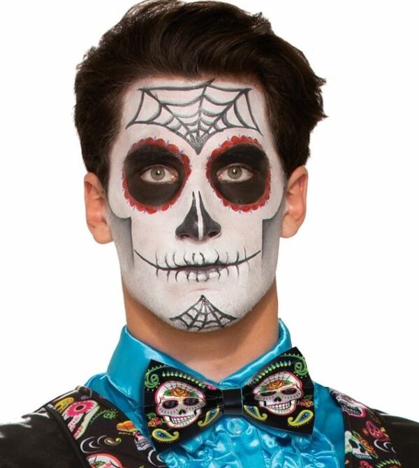 Day of the Dead Bow Tie