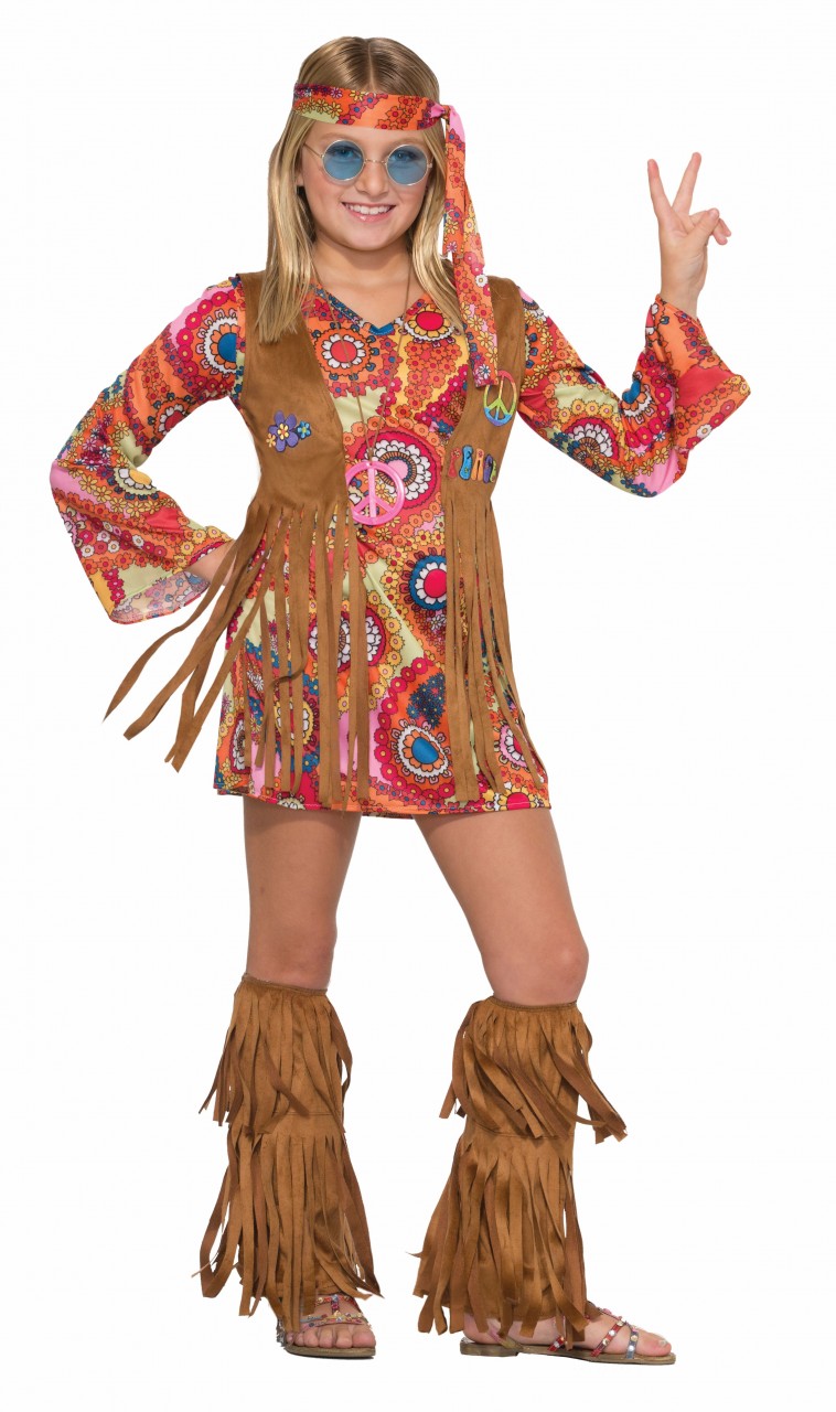 Peace Lovin Hippie Girls Costume