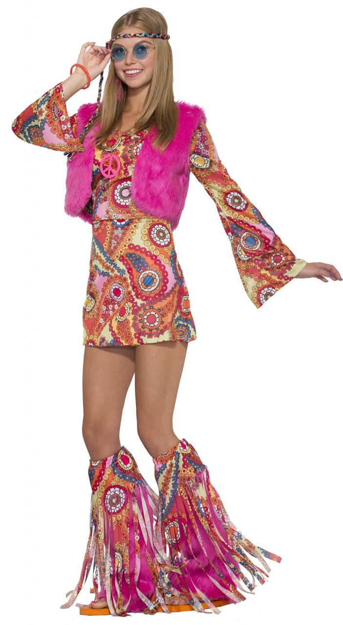 Fur Ever Groovy Women's Hippie Costume