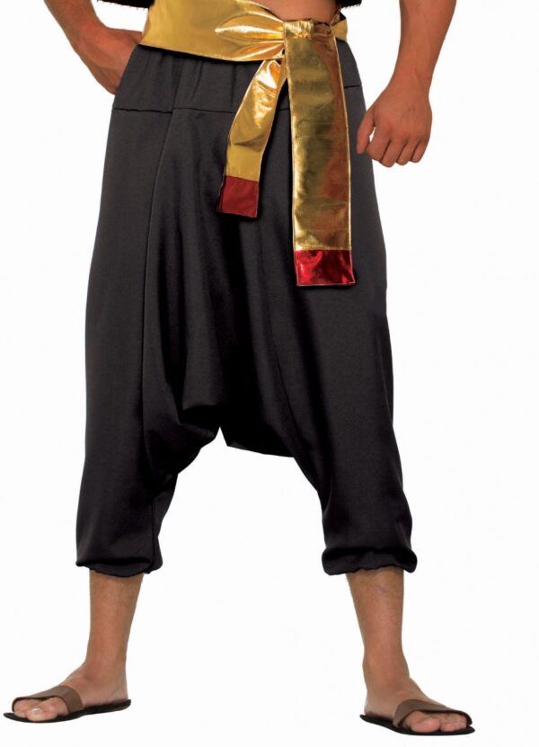 Desert Prince Black Genie Pants