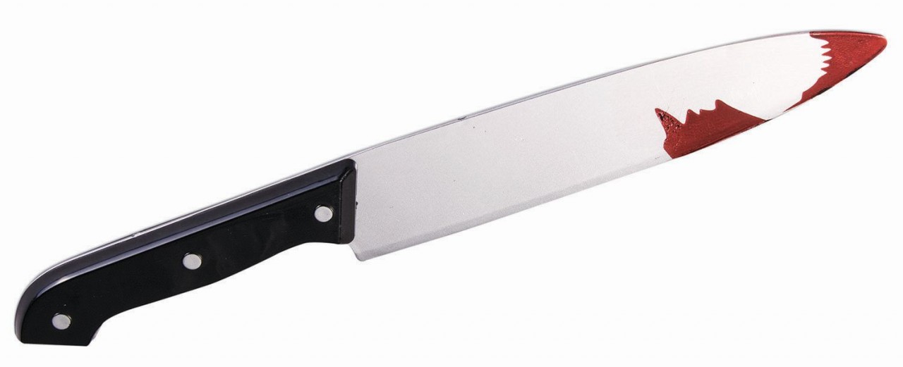 Plastic Bloody Kitchen Knife