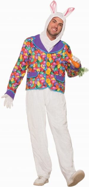 Easter Bunny Adult Costume with Jacket