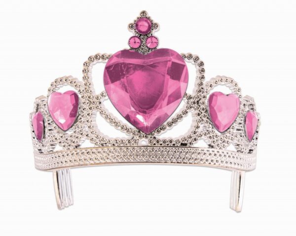 Pink Heart Tiara