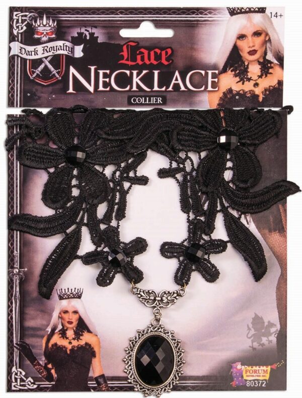 Dark Royalty Lace Necklace