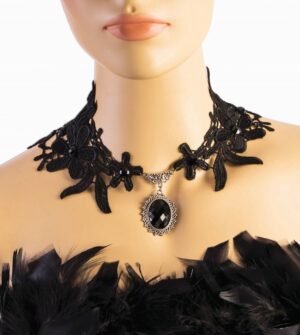 Dark Royalty Lace Necklace