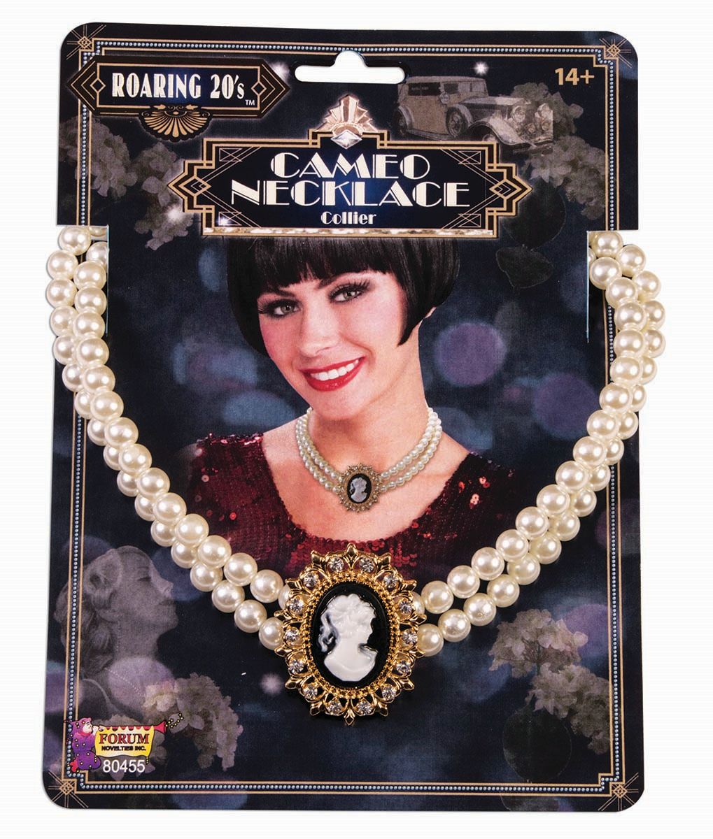 Roaring 20's Cameo Choker Necklace