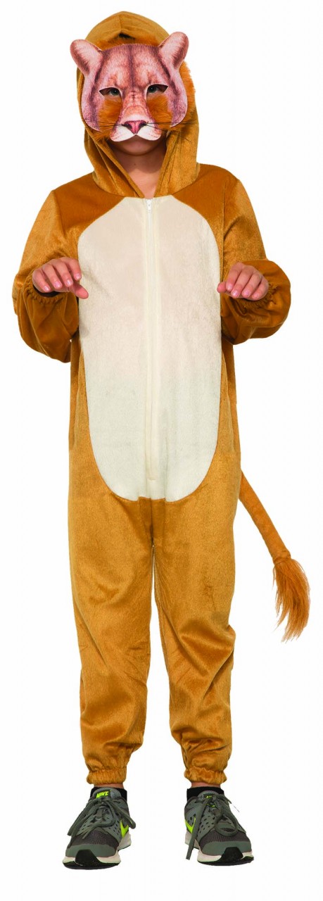 Lion Jumpsuit and Mask Child Costume Combo