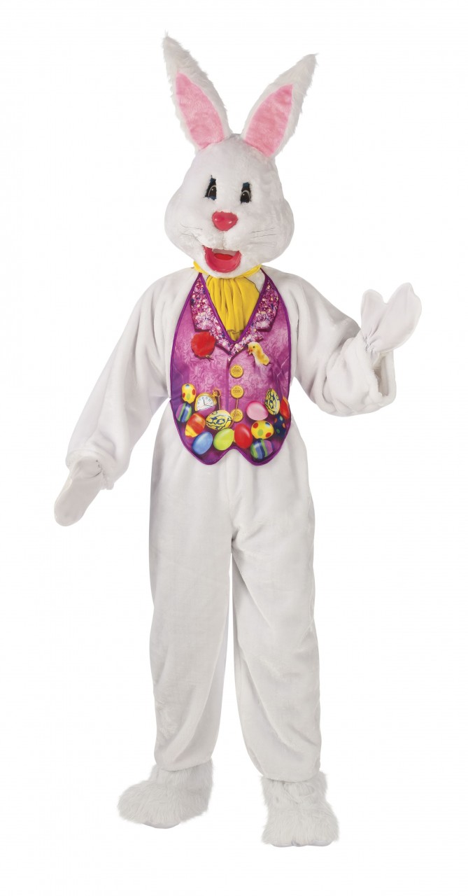 Deluxe Easter Bunny Mascot Costume