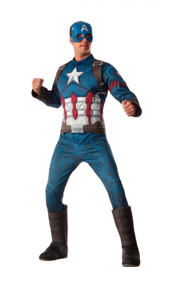 Captain America Deluxe Avengers Adult Costume