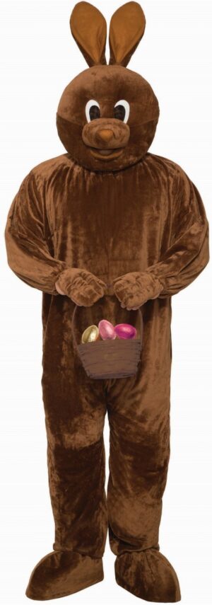 Chocolate Easter Bunny Mascot Costume