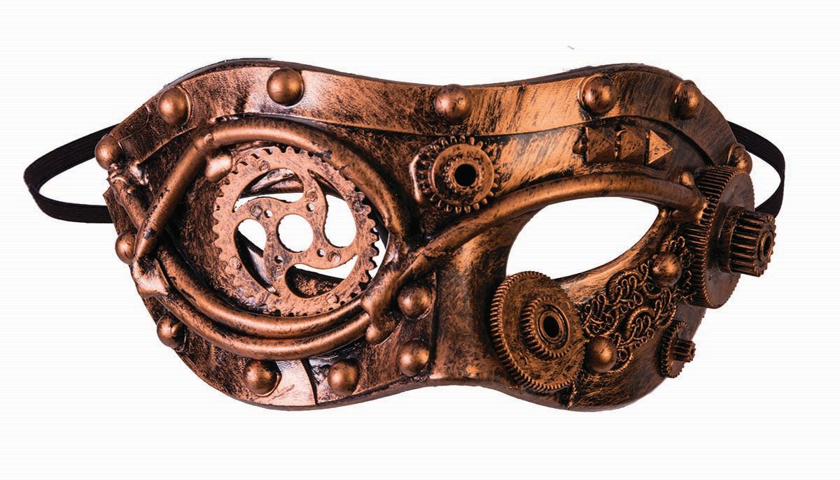 Bronze Steampunk Masquerade Mask