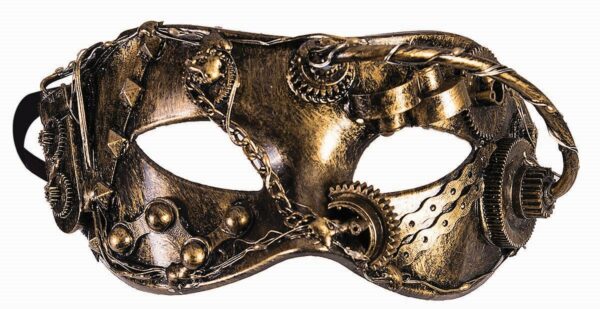 Gold Steampunk Masquerade Mask