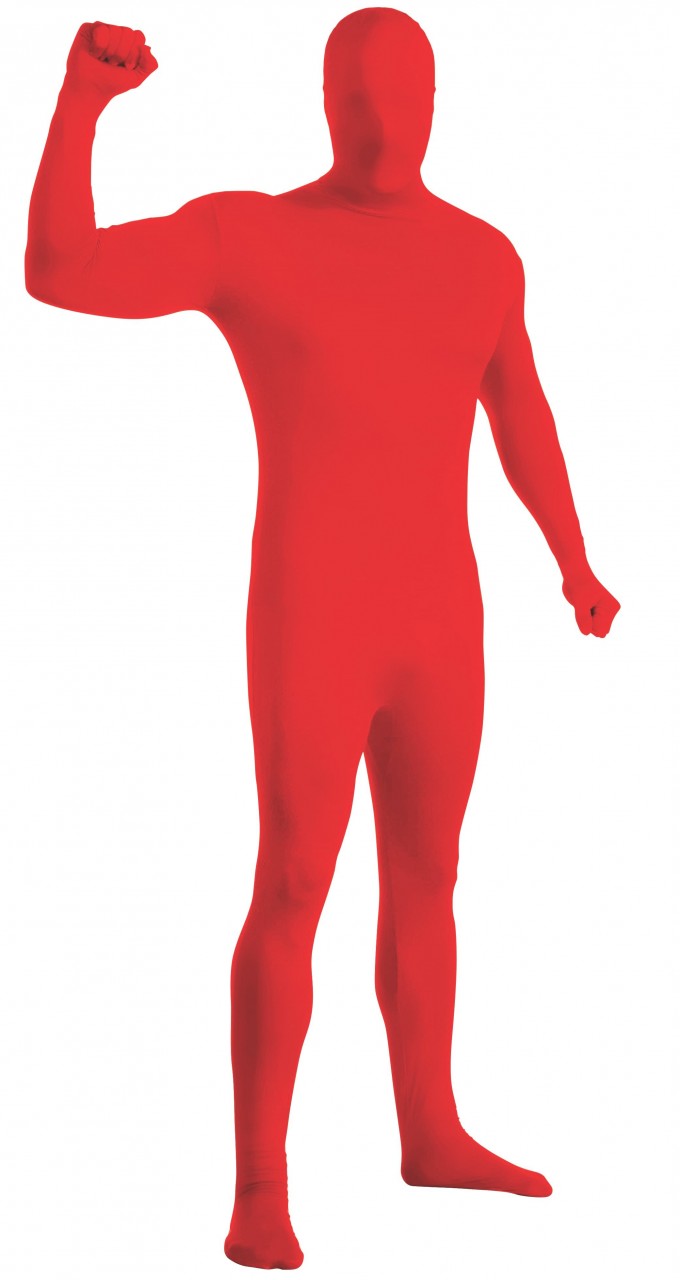 Red 2nd Skin Suit Adult Size