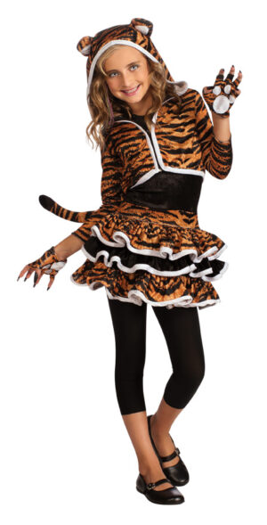 Tigress Hoodie Girls Tiger Costume