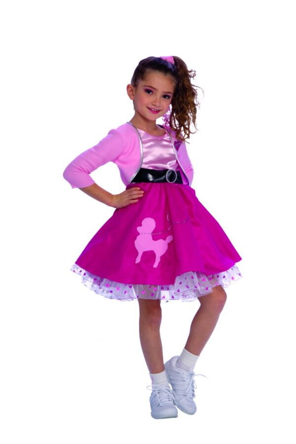 50's Girl Child Sock Hop Costume