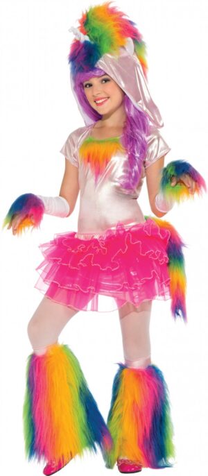 Rainbow Unicorn Girls Costume