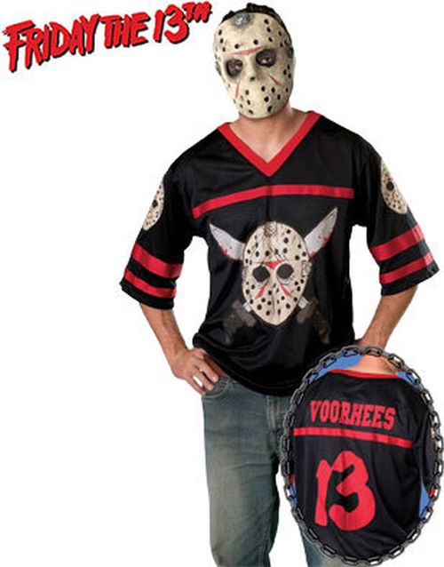 Jason Voorhees Teen Size Hockey Jersey and Mask Combo