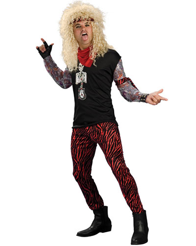 80's Hair Band Rock Of Ages Adult Costume