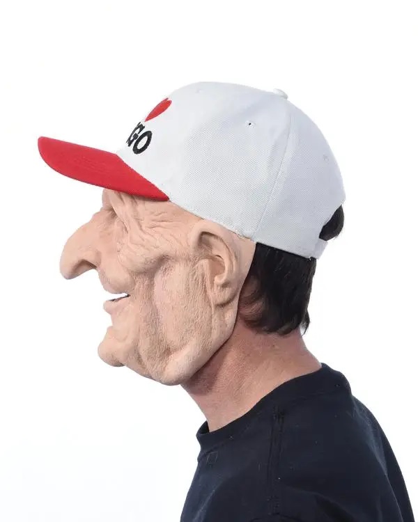 B-9 Old Man Funny Latex Mask