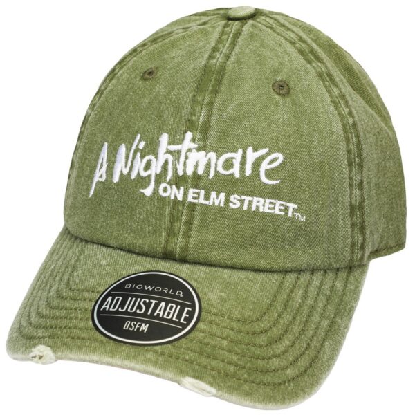 Nightmare On Elm Street Distressed Dad Hat