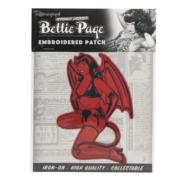 Bettie Page Little Devil Patch