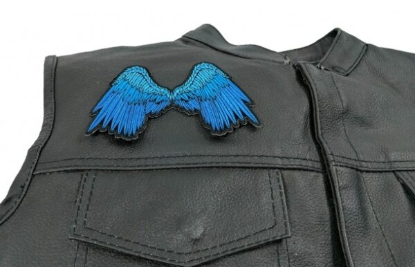 Beautiful Angel Wings in Blue Patch