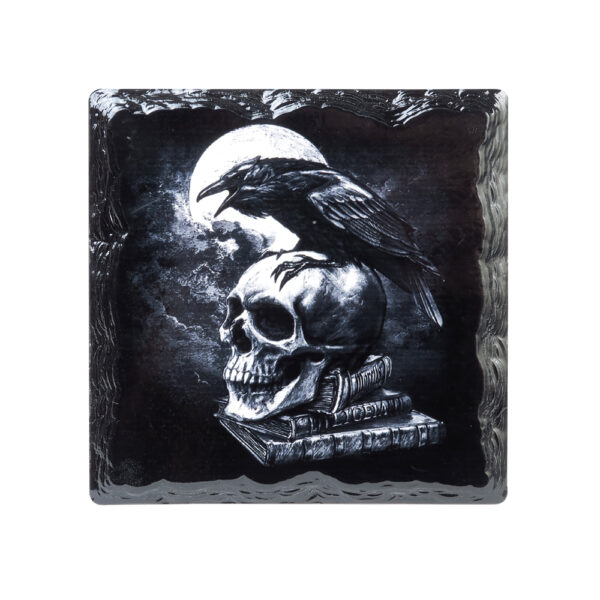 Poes Raven Slate Coaster